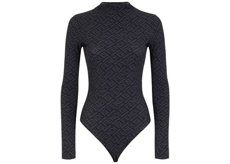 black fendi skims|SKIMS Fendi bodysuit.